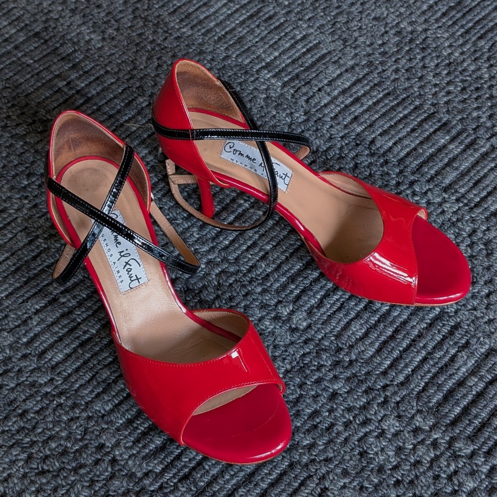Tango Comme Il Faut Red Tango Shoes Size EU 38